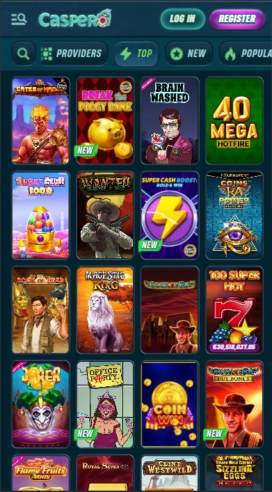 Caspero Casino Games