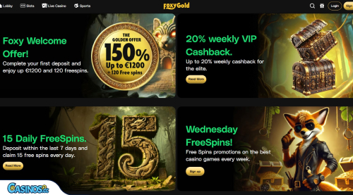 FoxyGold Casino Promotions