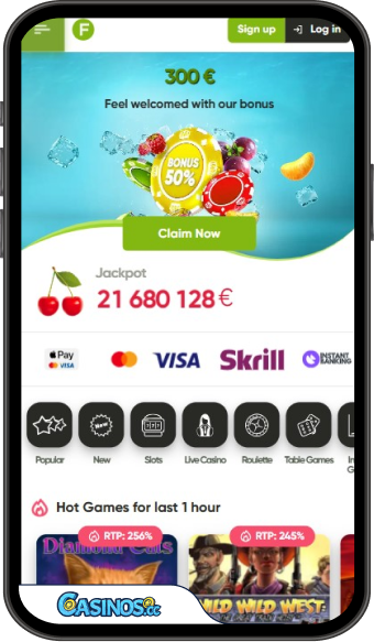 Fresh Casino Mobile App