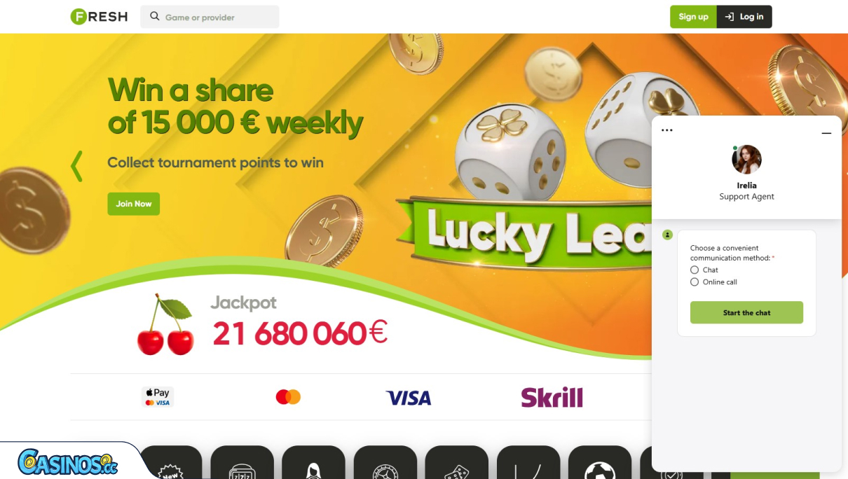 Fresh Casino Support