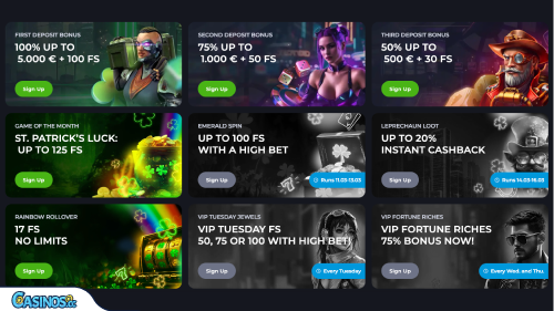 JeetCity Casino Bonuses