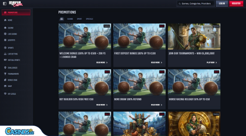 Mafia Casino Bonuses