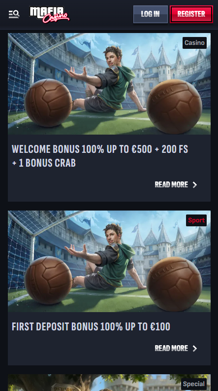 Mafia Casino Bonuses