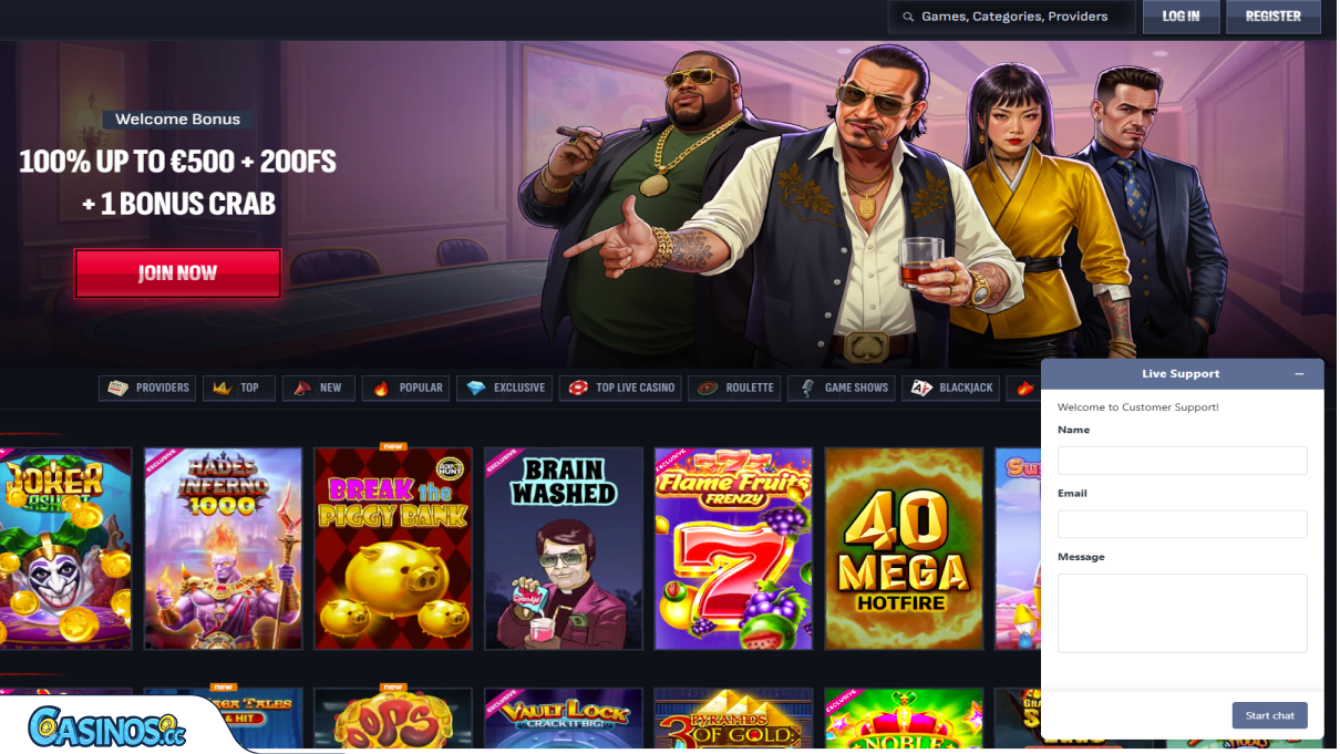 Mafia Casino Support