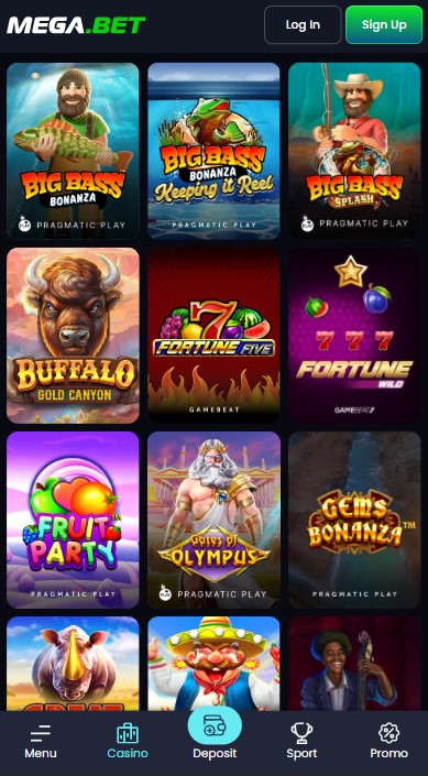 MegaBet Casino Games