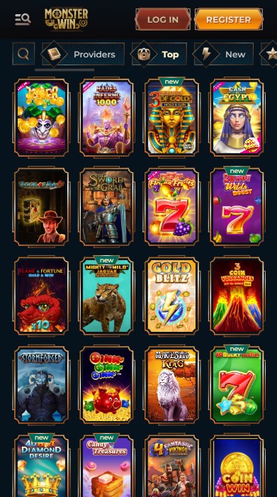 MonsterWin Casino Games
