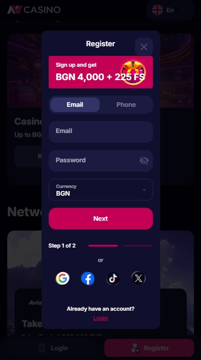 NV Casino Sign Up