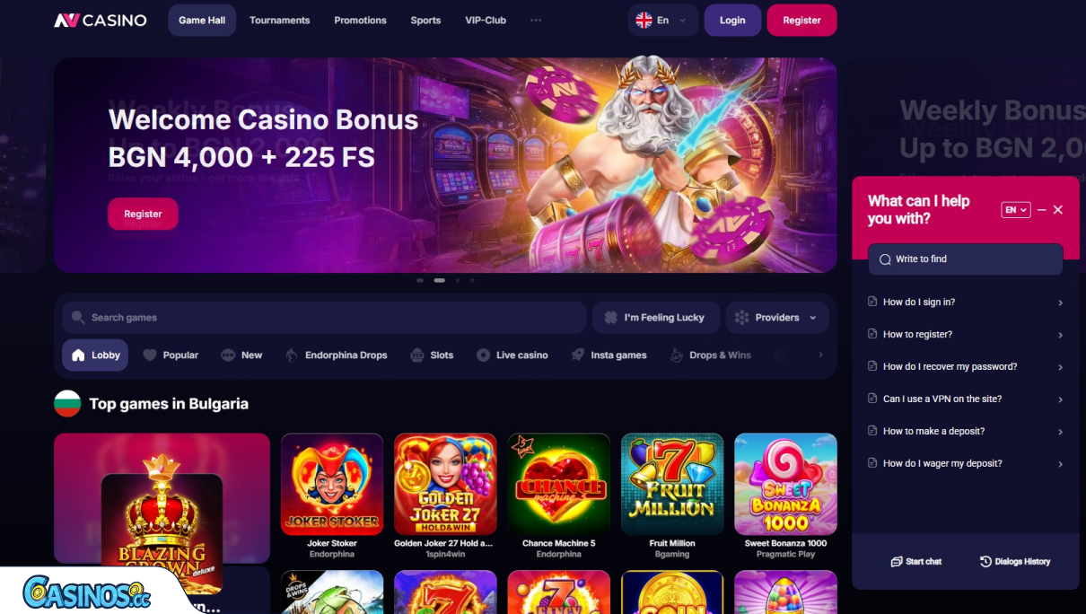 NV Casino Support