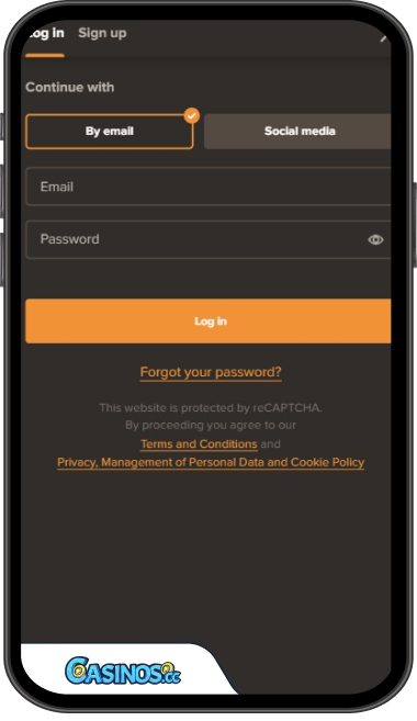 Sol Casino Login from Mobile