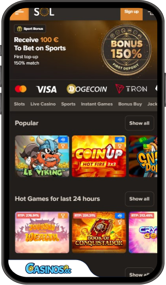 Sol Casino Mobile App