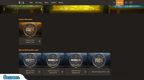 Sol Casino Promotions