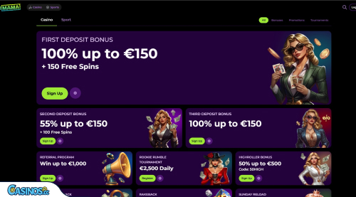 Spinmama Casino Promotions