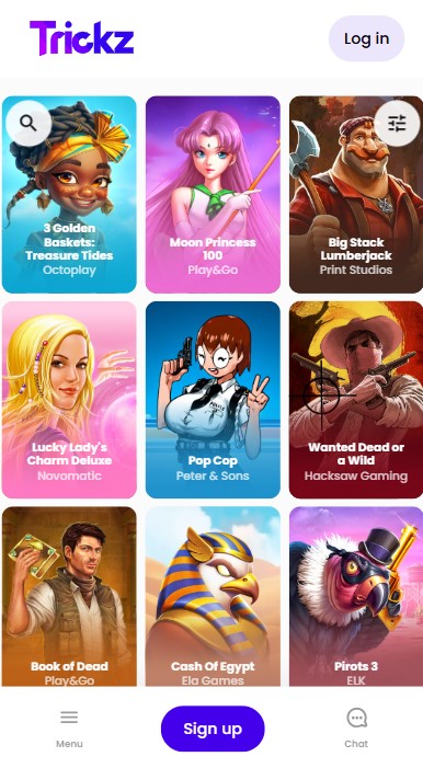 Trickz Casino Games