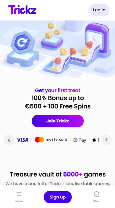 Trickz Casino Lobby