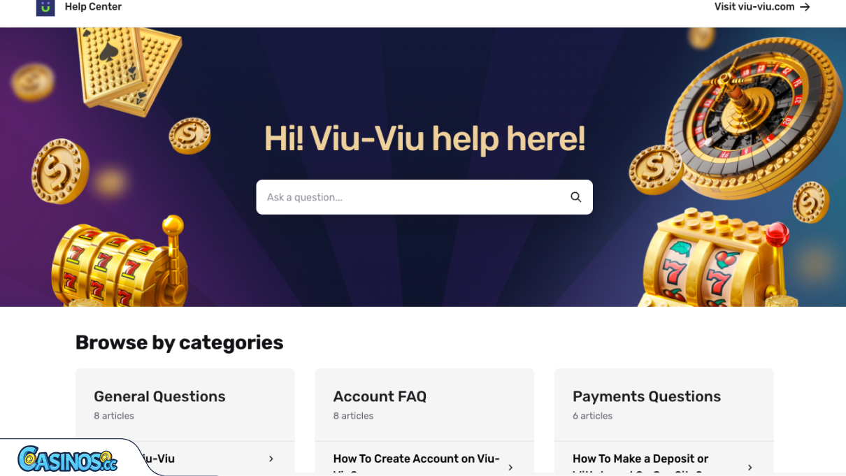 Viu-Viu Casino Support