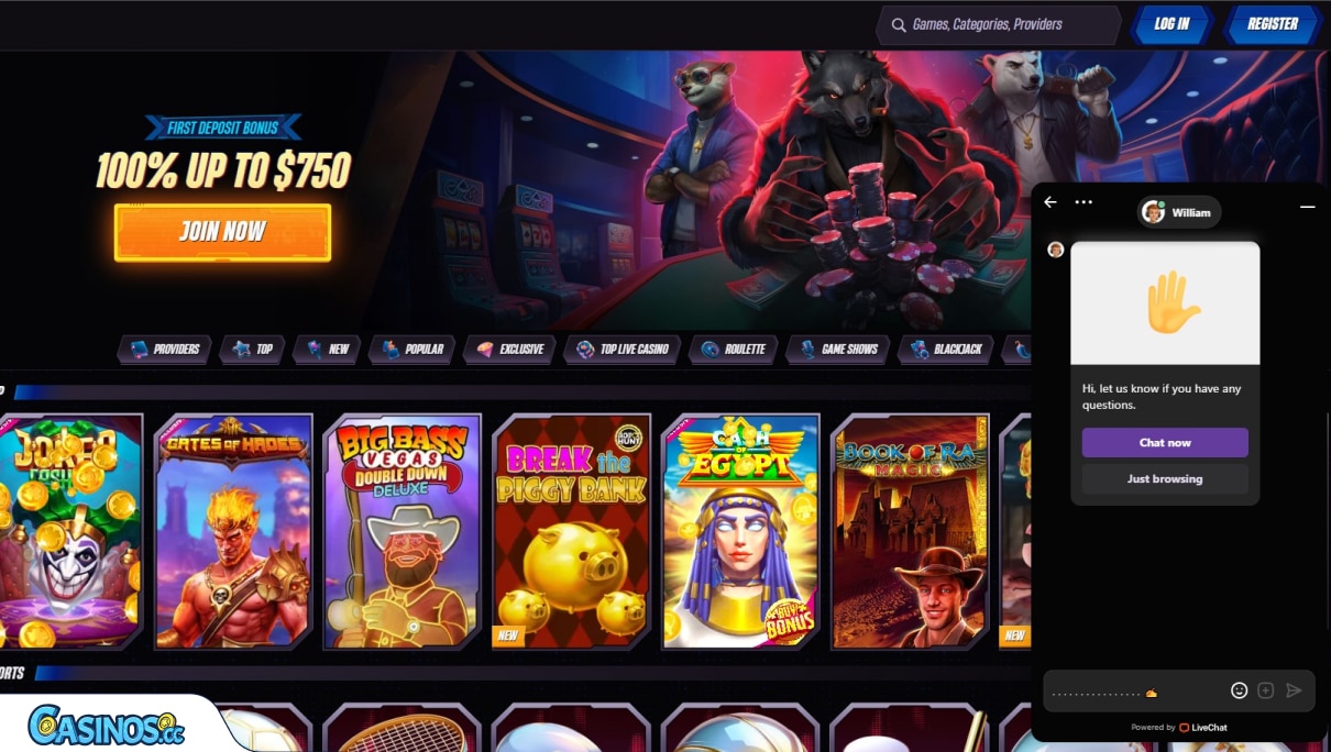 Winrolla Casino Support