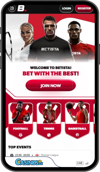 Mobilná aplikácia Kasína Betista