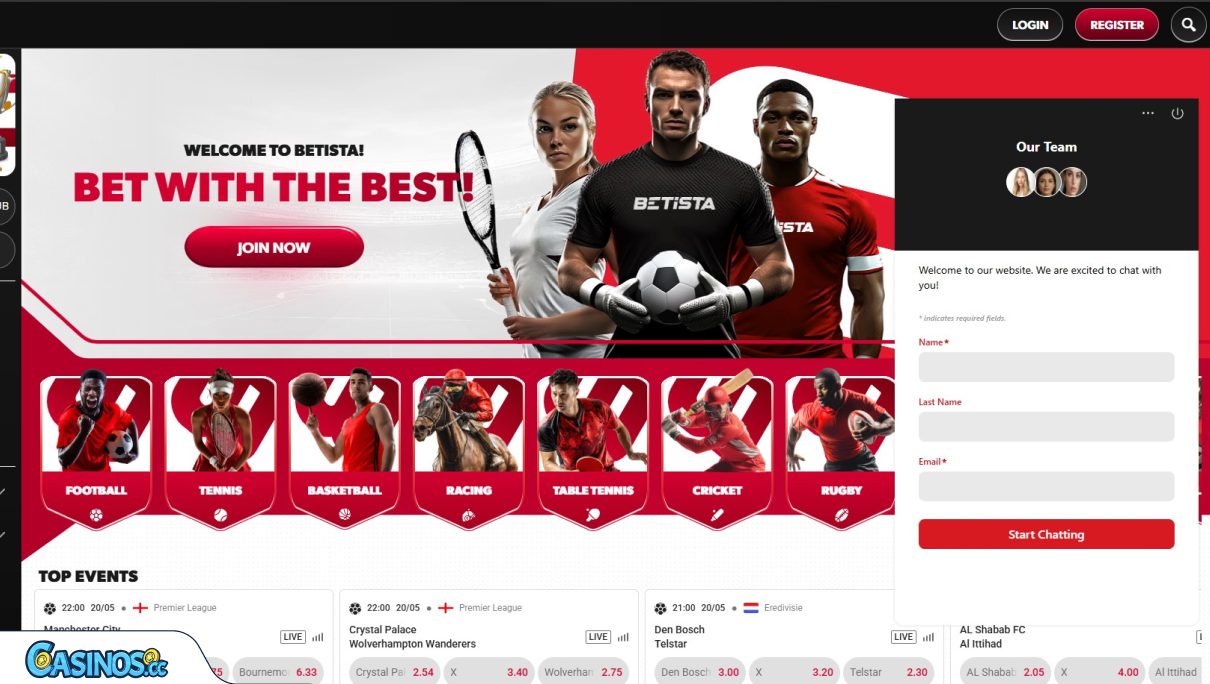 Podpora Kasína Betista