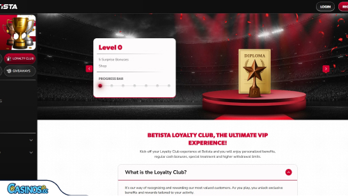 VIP program Kasína Betista