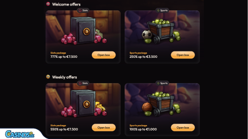 Mad Casino Bonuses