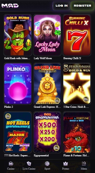Mad Casino Games