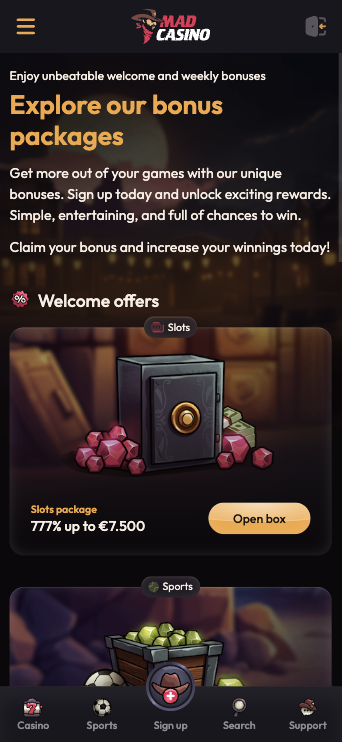 Mad Casino Promotions