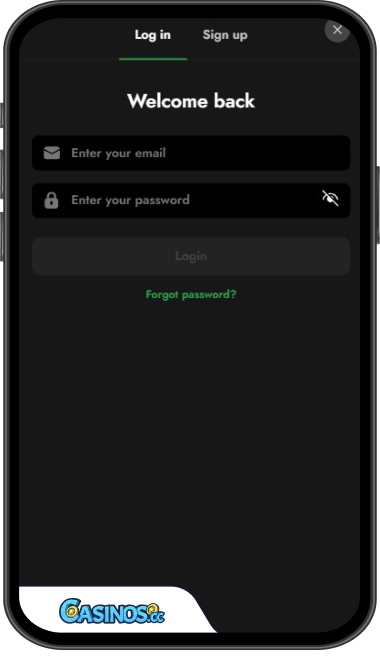 OscarSpin Casino Login from Mobile