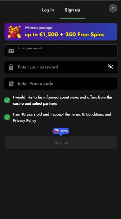 OscarSpin Casino Sign Up