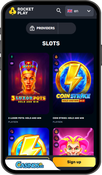 RocketPlay Casino Mobile App