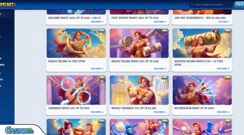 Romibet Casino Promotions