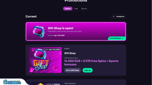 WinSpirit Casino Bonuses