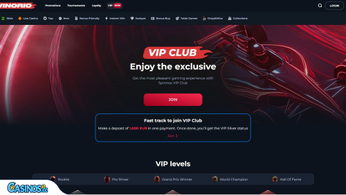 Winorio Casino VIP program