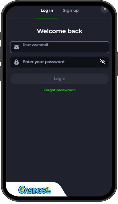 XtraSpin Casino Login from Mobile
