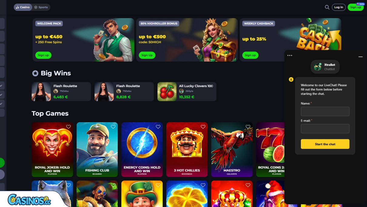 XtraSpin Casino Support