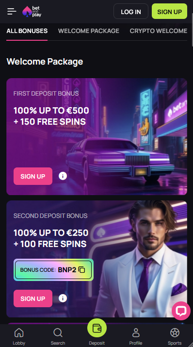 BetandPlay Casino Promotions