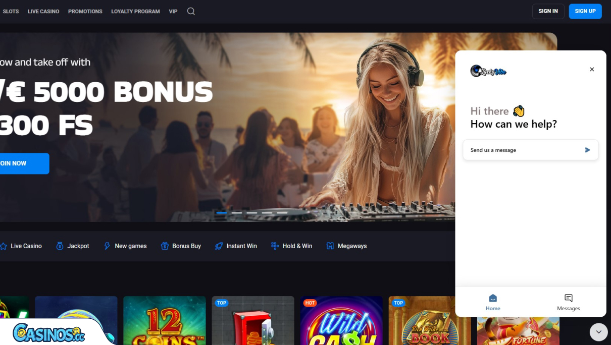 LuckyVibe Casino Support