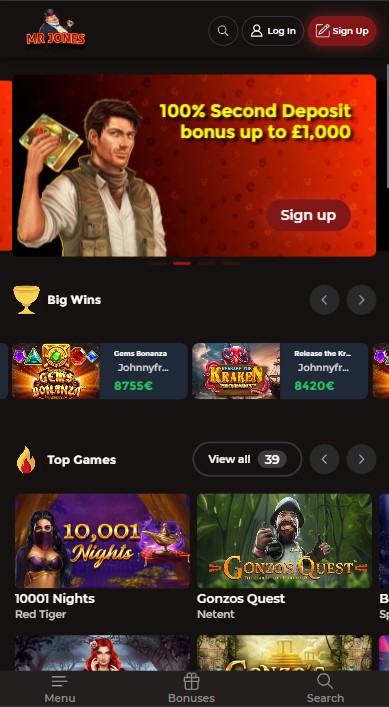 MrJones Casino Lobby
