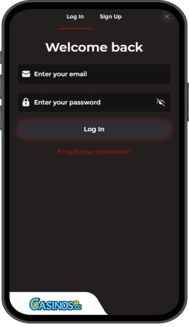 MrJones Casino Login from Mobile