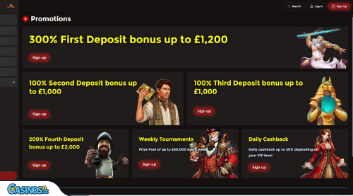MrJones Casino Promotions