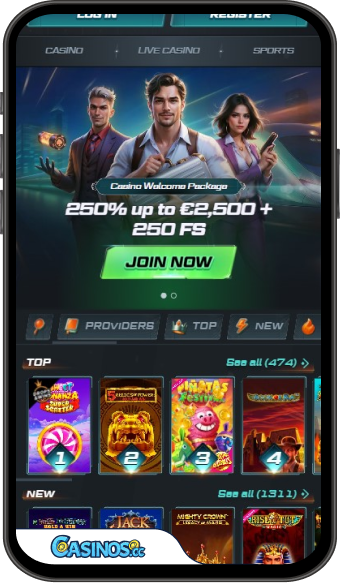 App mobile Spinational Casino
