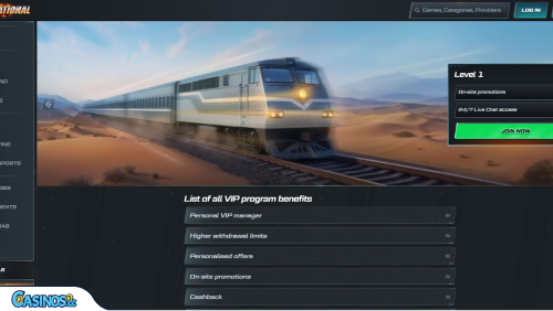 VIP program Spinational Casino