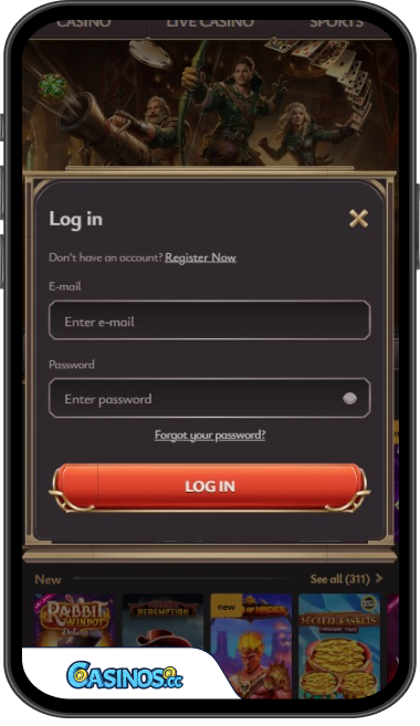 ViciBet Casino Login from Mobile