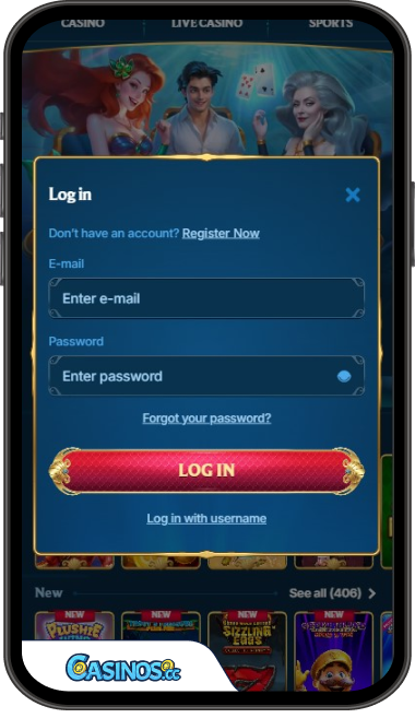 Aquawin Casino Login from Mobile