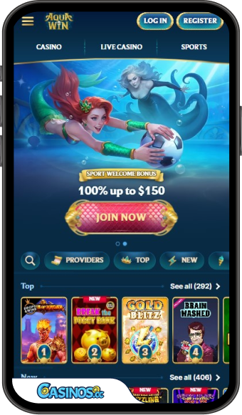 Aquawin Casino Mobile App