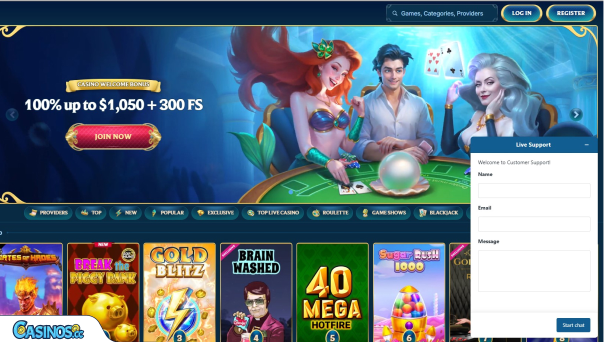 Aquawin Casino Support