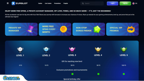AzurSlot Casino VIP program