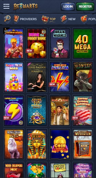 BetWarts Casino Games