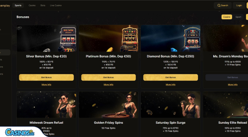 Dreamplay Casino Promotions