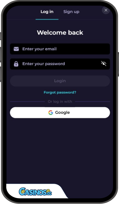 HighFlyBet Casino Login from Mobile