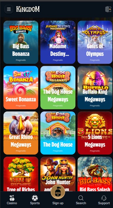 Kingdom Casino Games